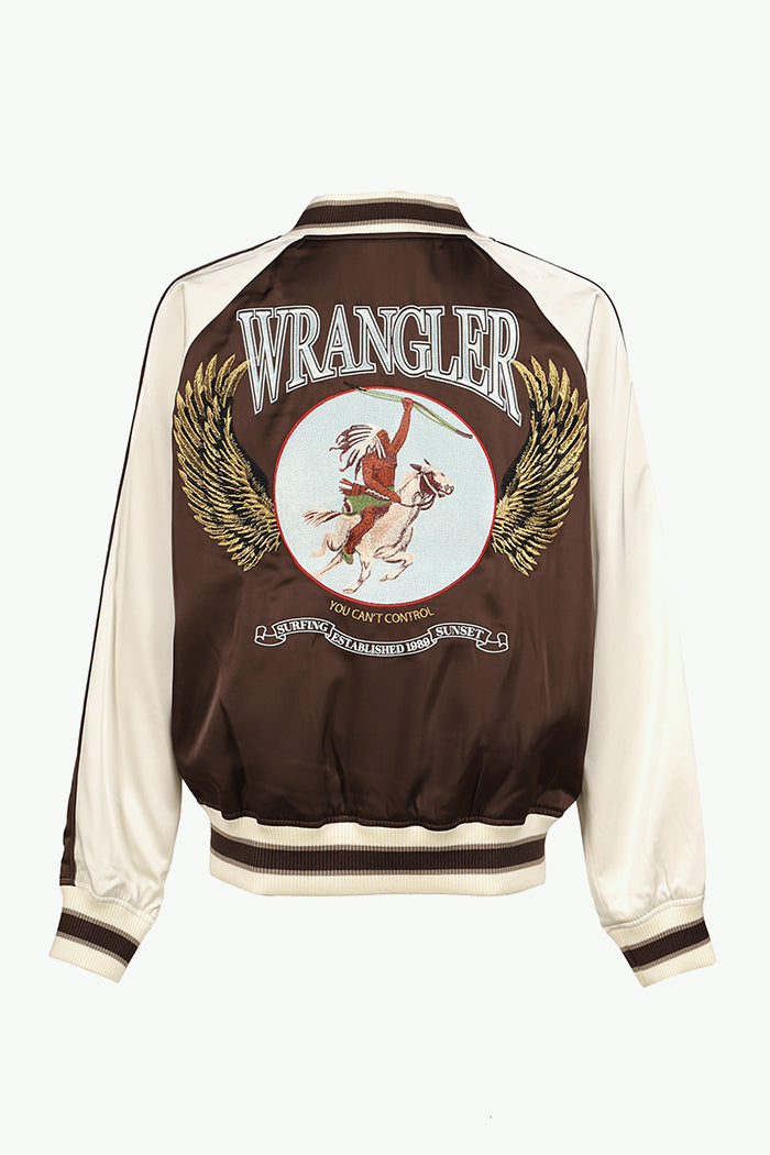 SOUVENIR BOMBER JACKET / BRW