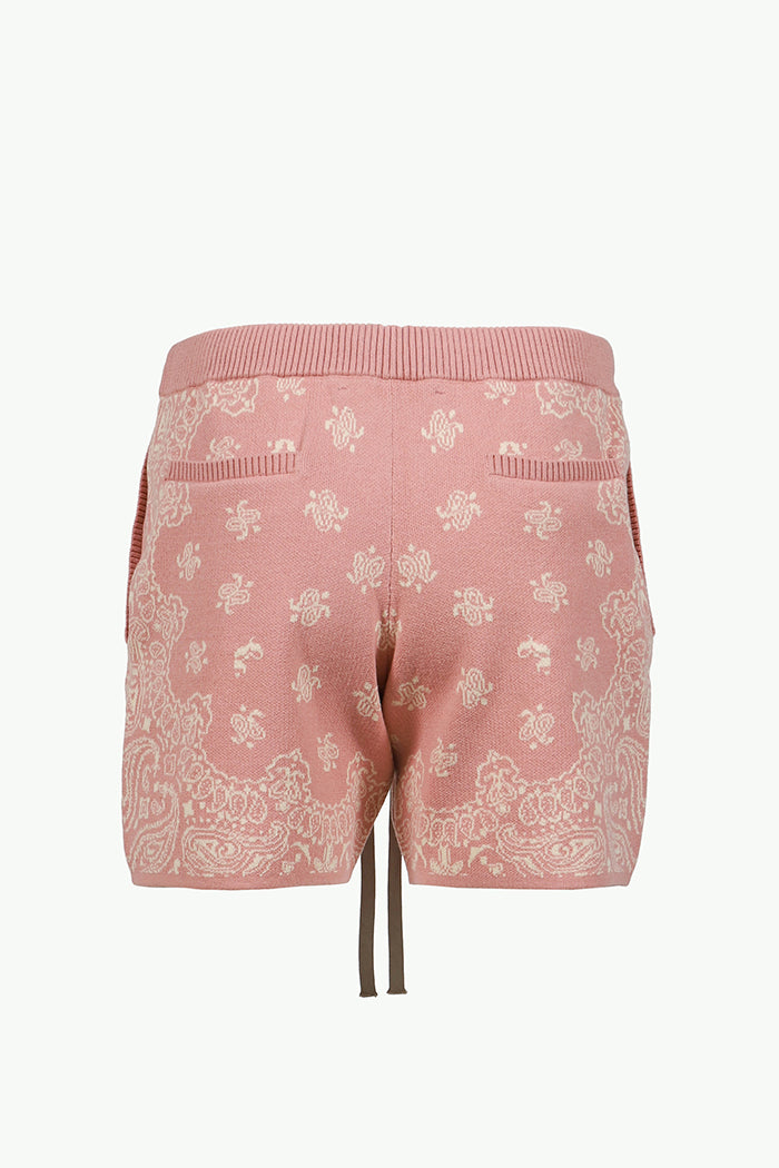 PAISLEY KNIT SHORTS / PNK