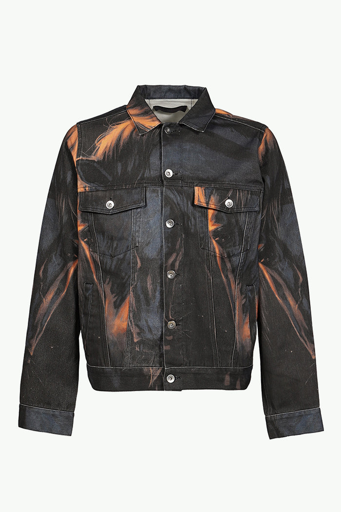 RUNAWAY DENIM JACKET / BLK