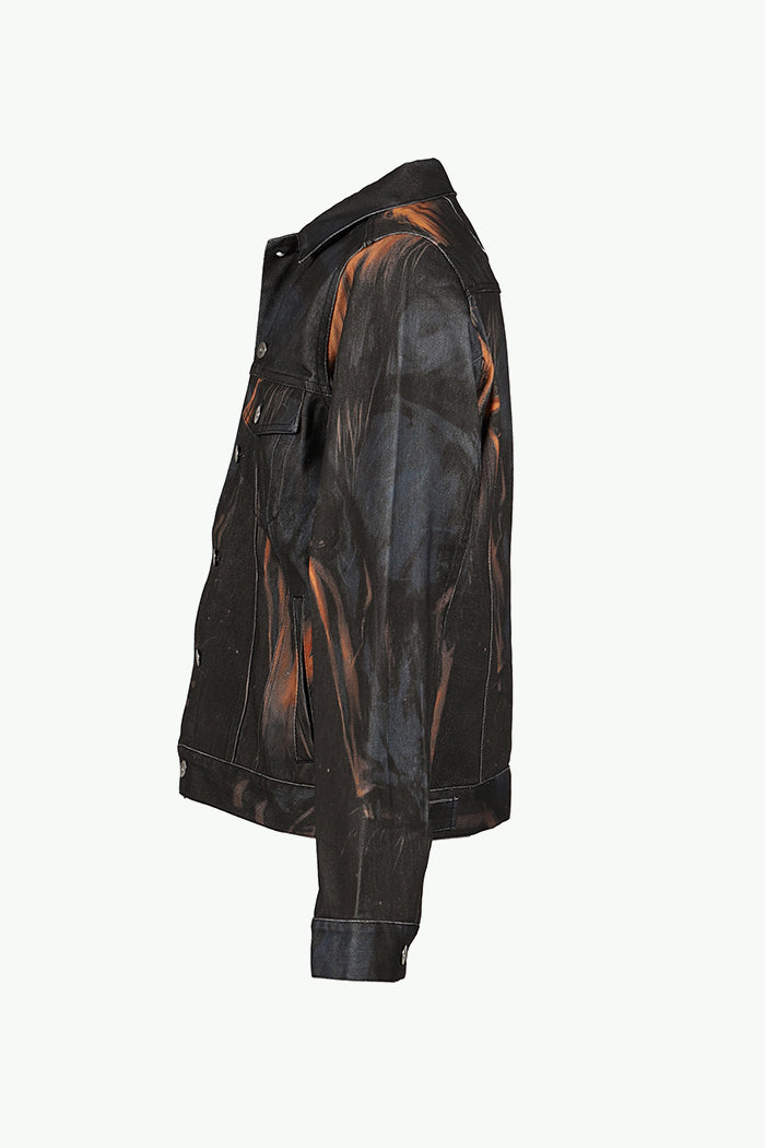 RUNAWAY DENIM JACKET / BLK