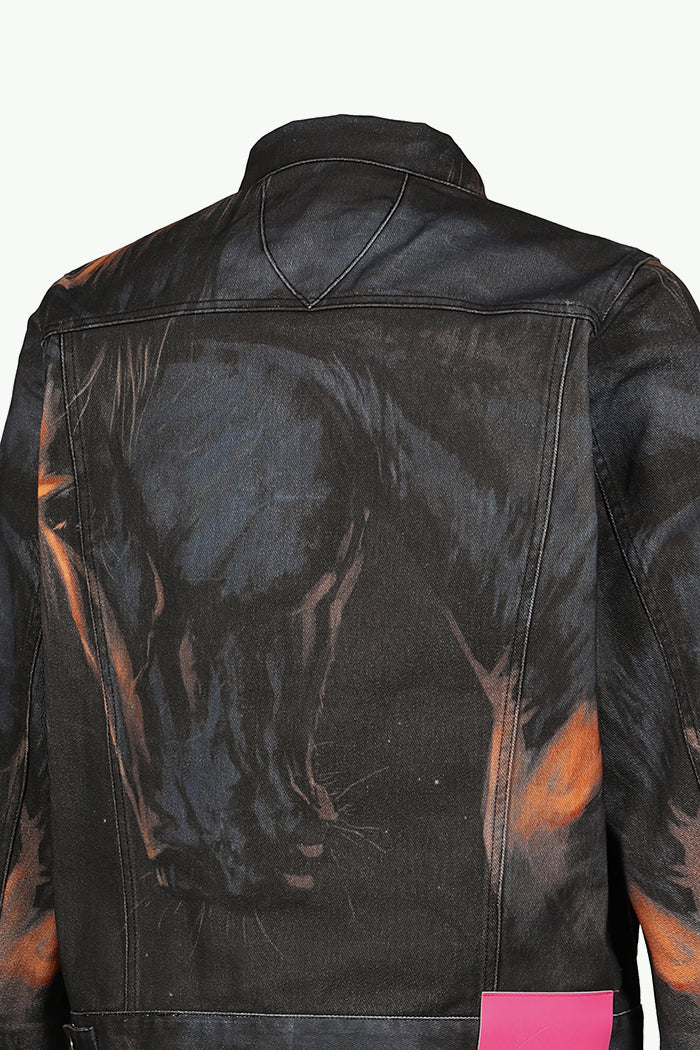 RUNAWAY DENIM JACKET / BLK