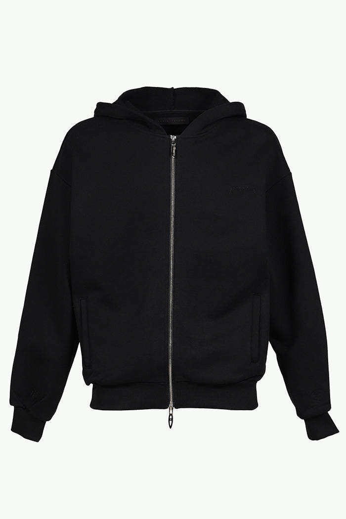 CLASSIC ZIPUP HOODIE / BLK