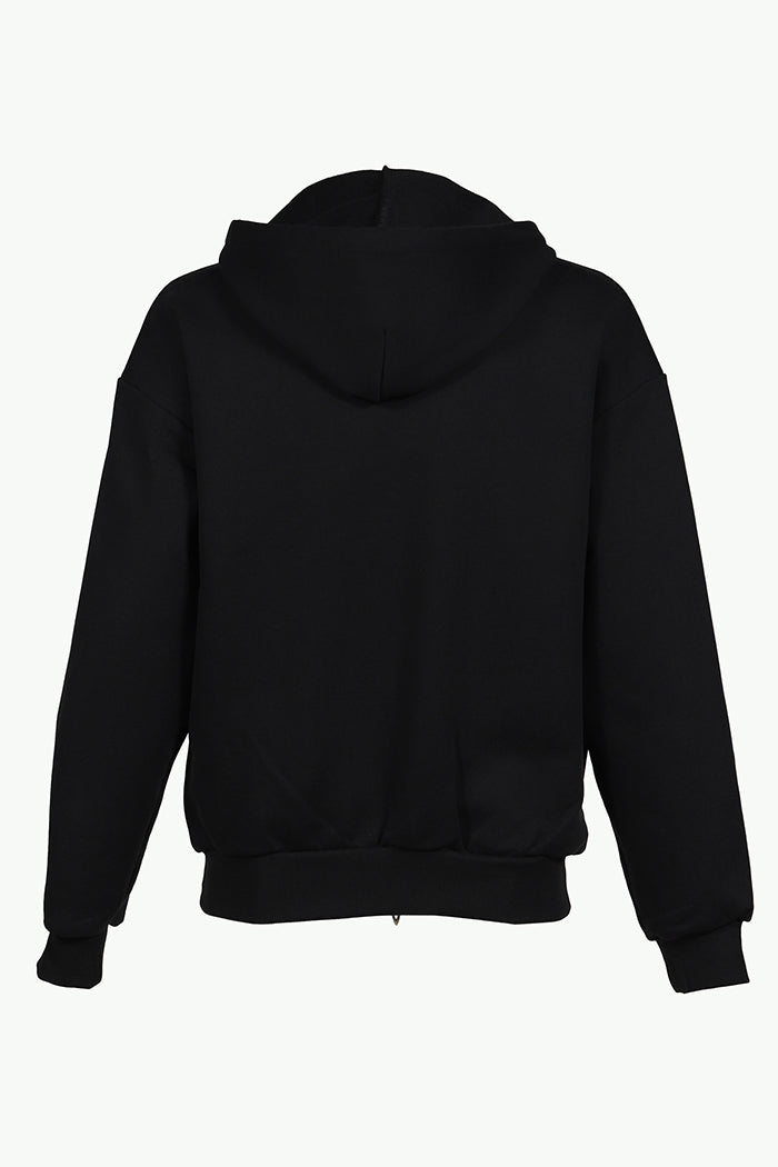 CLASSIC ZIPUP HOODIE / BLK
