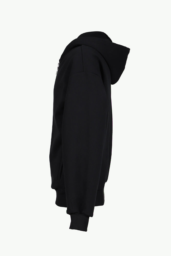 CLASSIC ZIPUP HOODIE / BLK