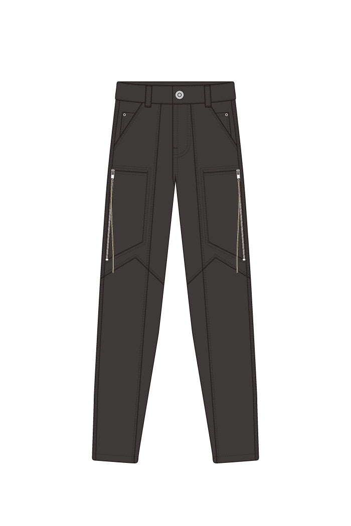 BUNKER DENIM PANTS / BLK