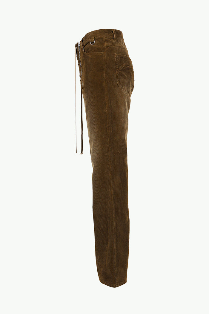 CORDUROY SLIDE DENIM / BRW