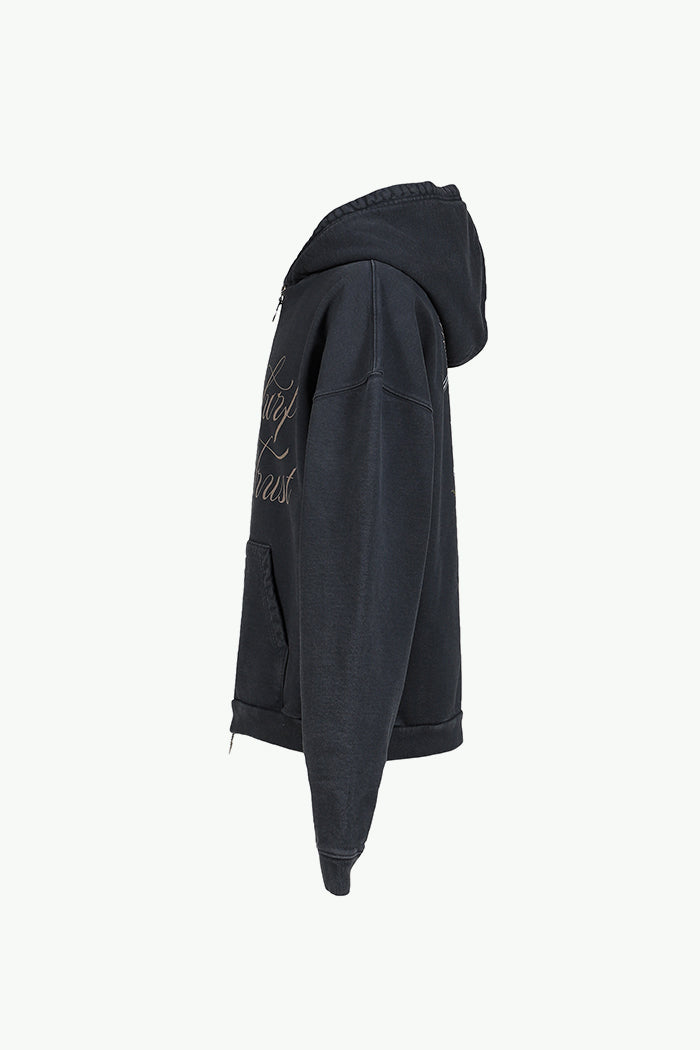 MOTOR ZIP HOODIE / BLK
