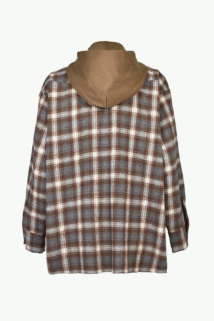 HOODED FLANNEL SHIRTS / BRW