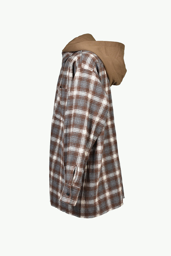 HOODED FLANNEL SHIRTS / BRW