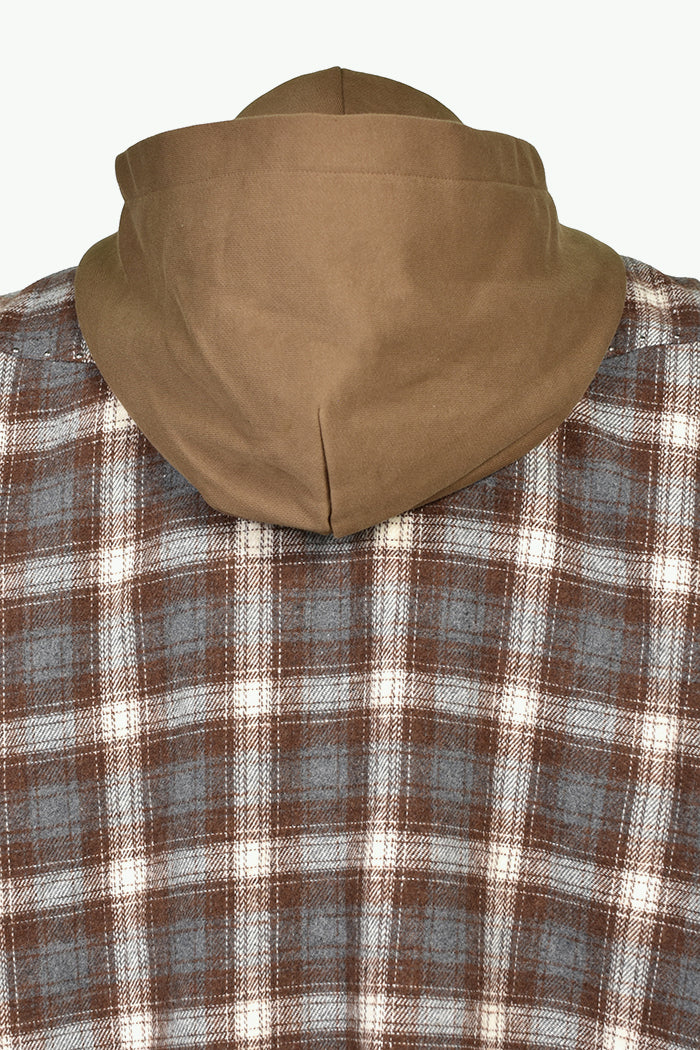 HOODED FLANNEL SHIRTS / BRW