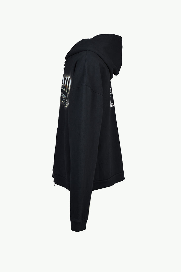 MERMAID ZIP HOODIE / BLK
