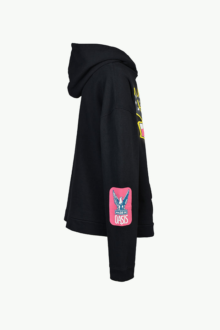 SURF PULLOVER HOODIE / BLK