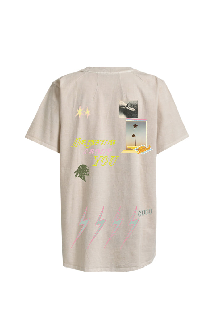 PARADISE T-SHIRTS / VANILLA