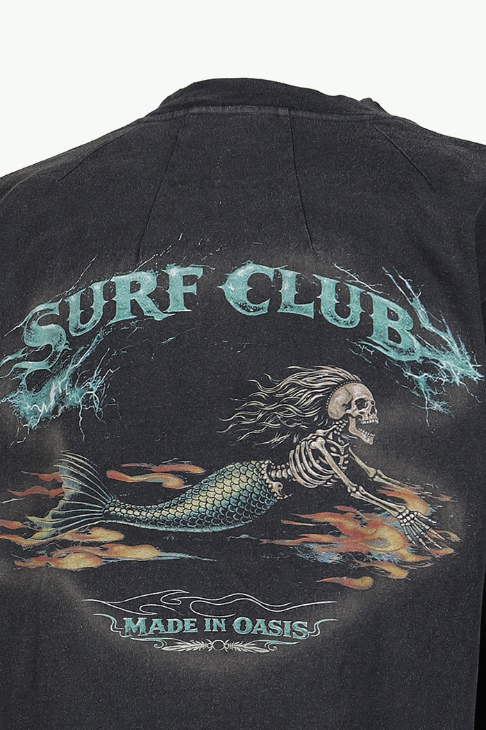 SURF CLUB L/S T-SHIRTS / BLK