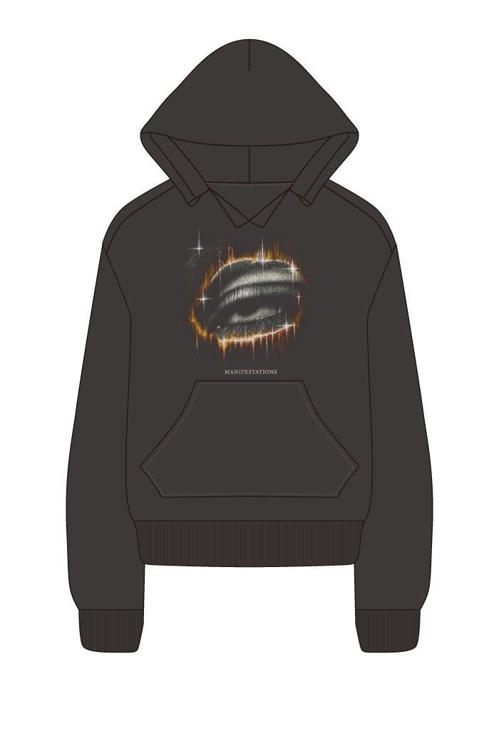 A.I.W. HOODIE / BLK