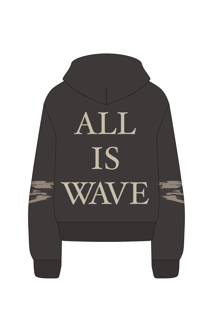 A.I.W. HOODIE / BLK