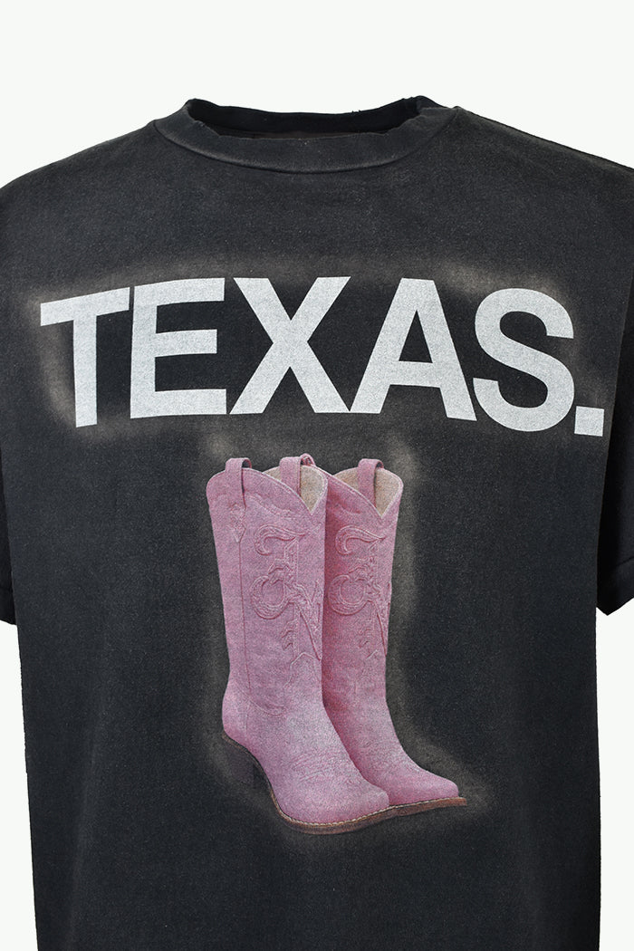 TEXAS T-SHIRTS / BLK