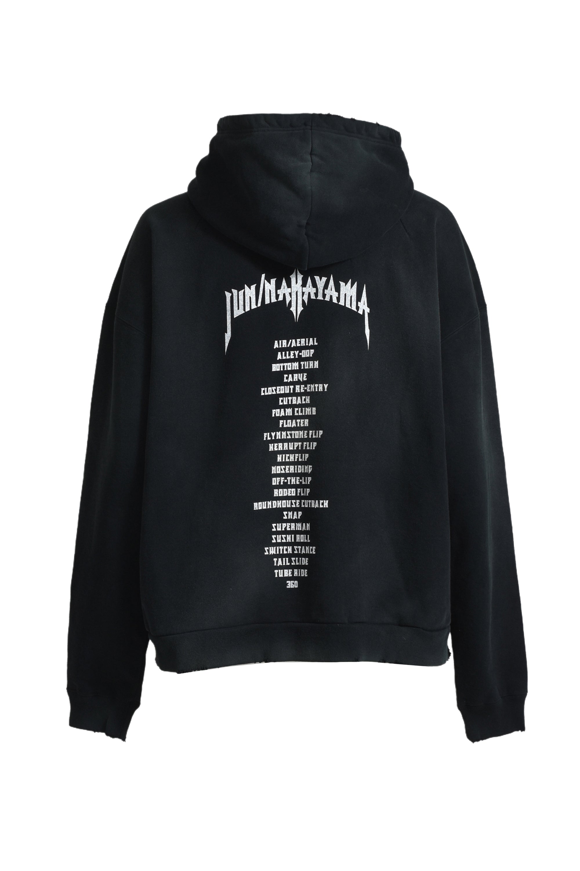 ETHNIC ZIP HOODIE / BLK