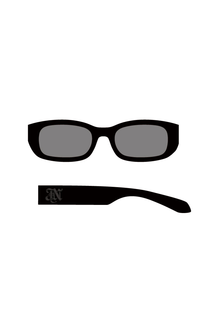 JN GLASSES / BLK BLK