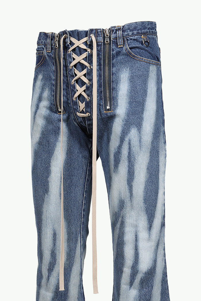 DYED SLIDE DENIM / IND