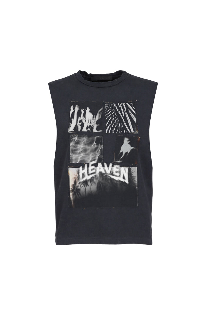 HEAVEN N/S T-SHIRTS / BLK