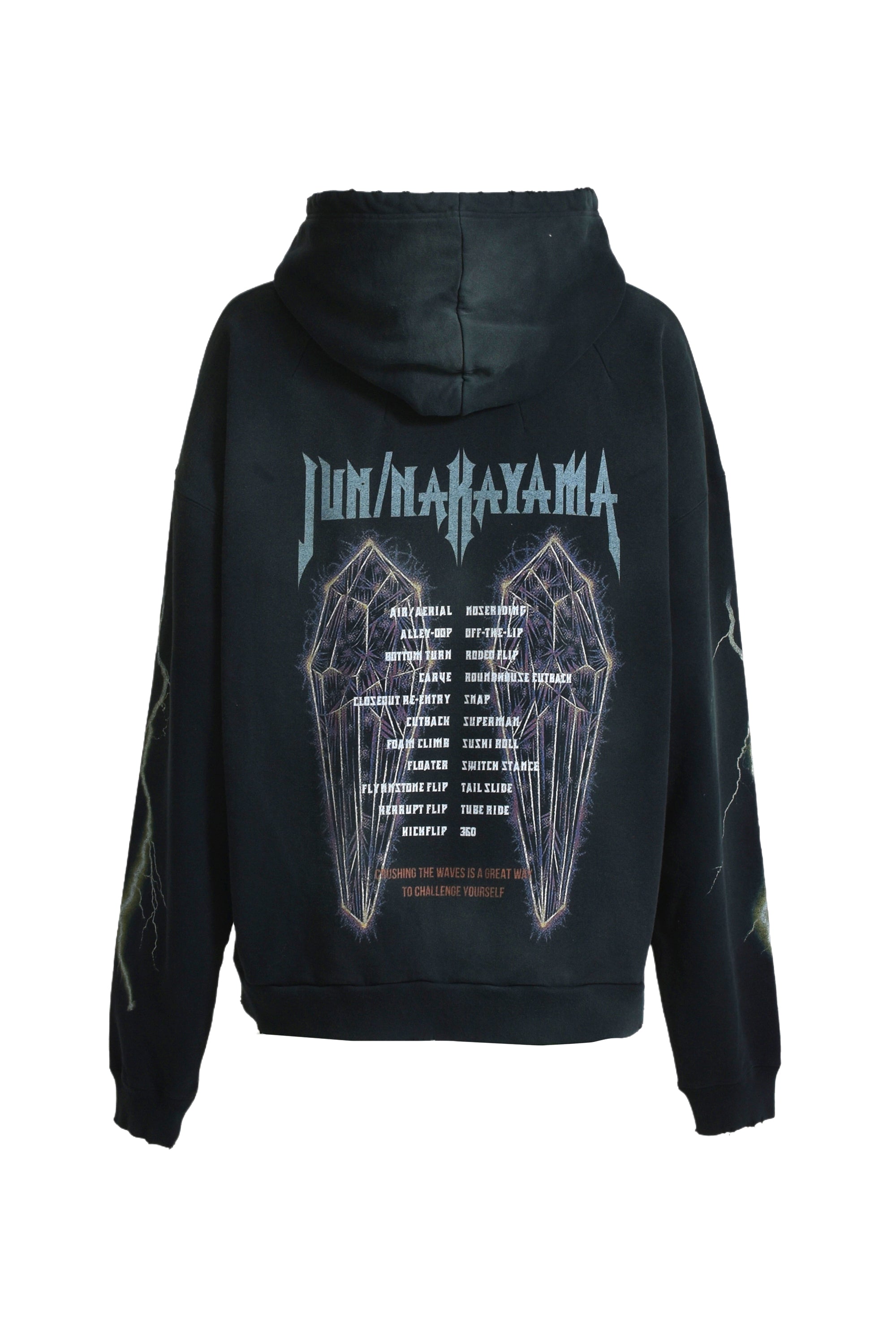 SKULL HOODIE / BLK
