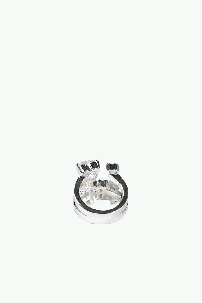 "I LOVE ME" RING (SV925) / ZIRCONIA