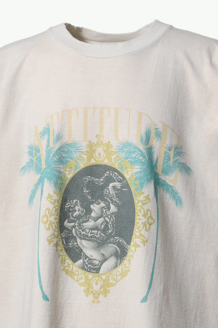 ATTITUDE T-SHIRTS / VANILLA