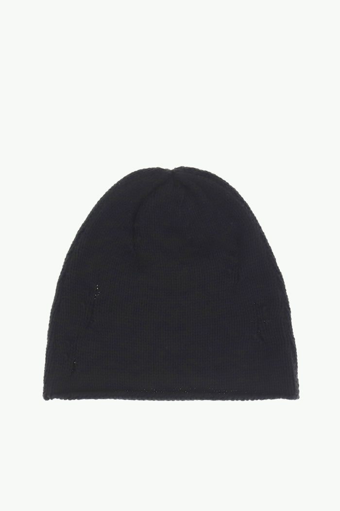 KNIT BEANIE / BLK