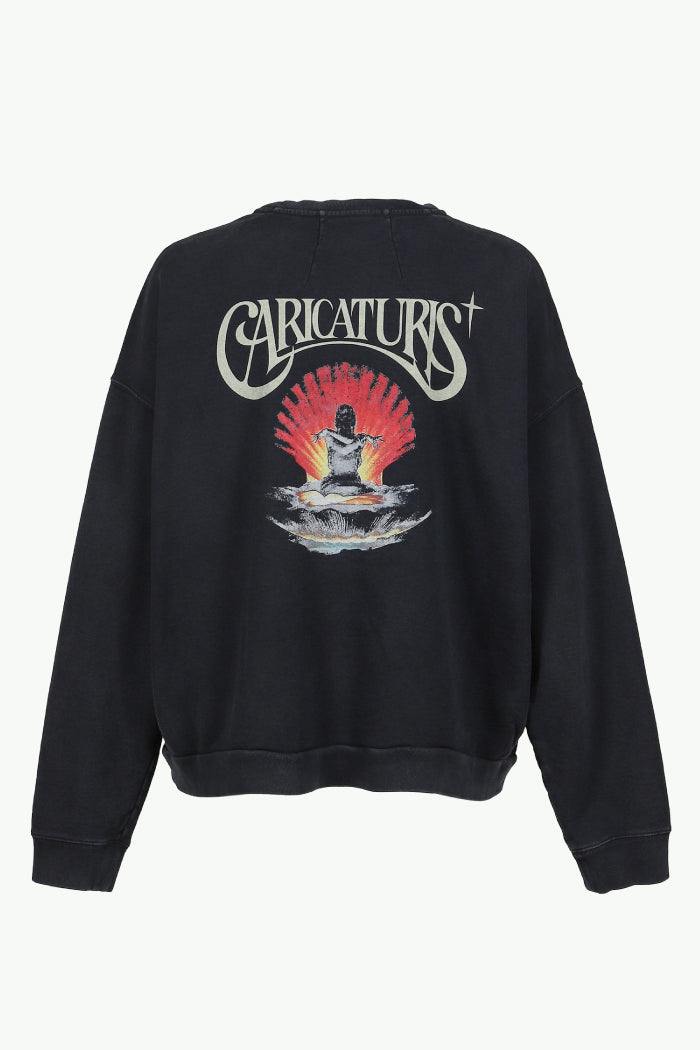 CARICATURIST CREWNECK / BLK