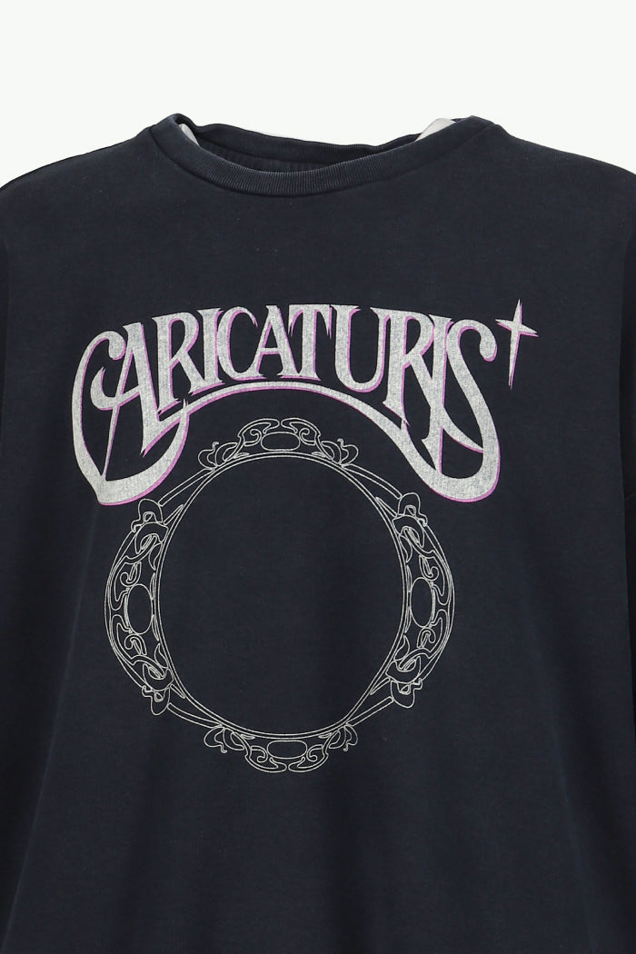 CARICATURIST CREWNECK / BLK