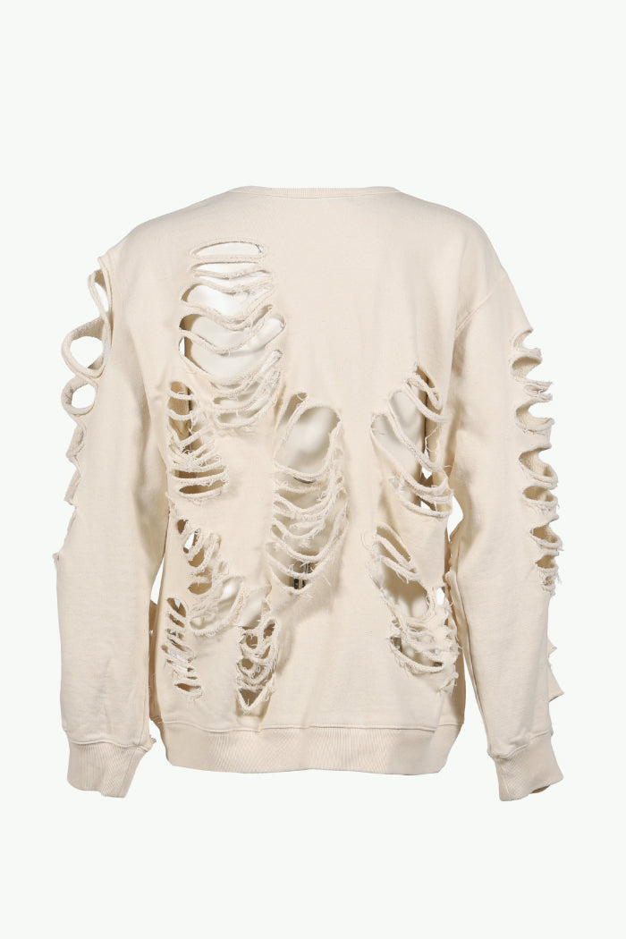 DISTRESSED CREWNECK / BEI