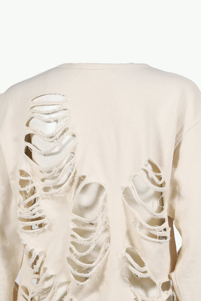 DISTRESSED CREWNECK / BEI