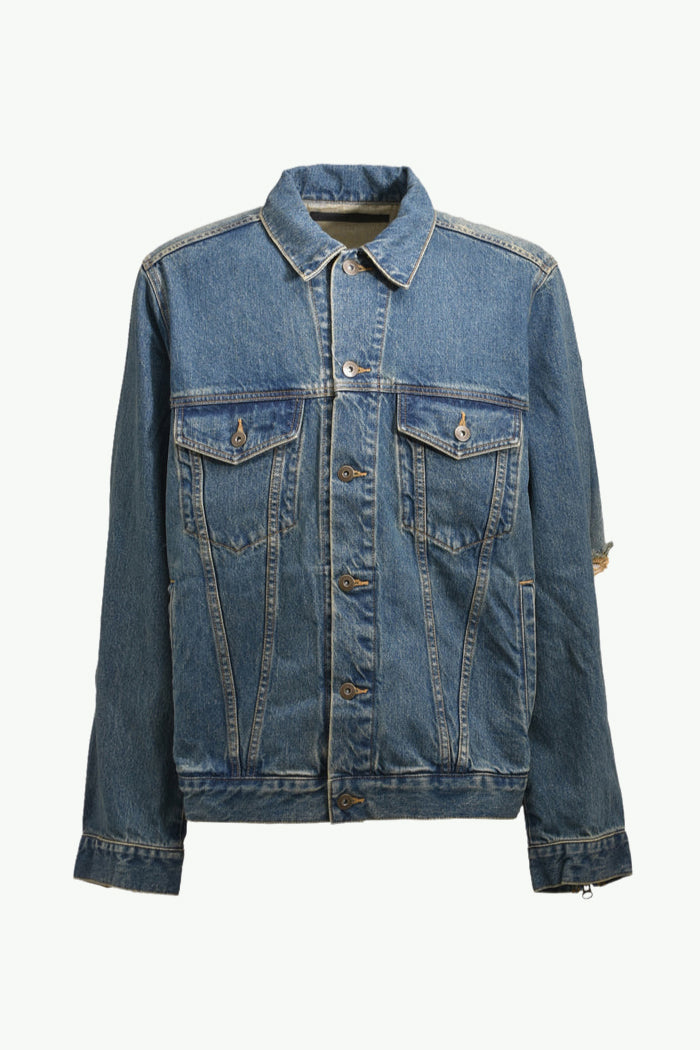 CRASH DENIM JACKET / IND