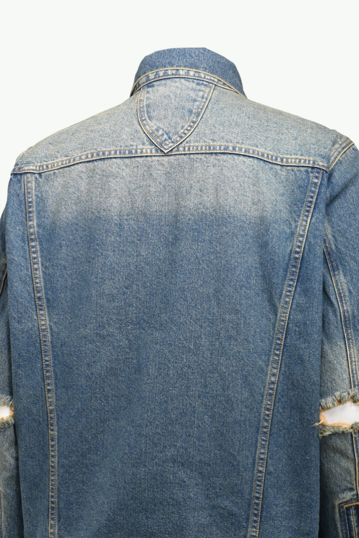 CRASH DENIM JACKET / IND