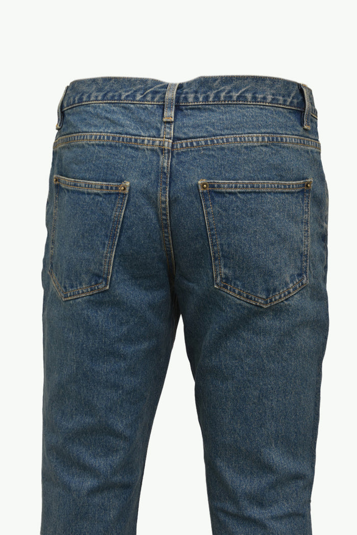 CRASH DENIM PANTS / IND