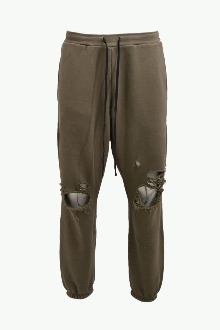 DISTRESSED SWEATPANTS / KHA