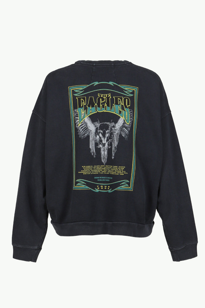 EAGLES CREWNECK / BLK