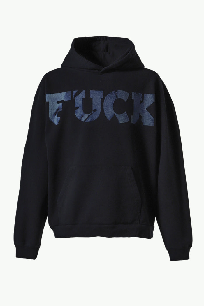 FU HOODIE / BLK