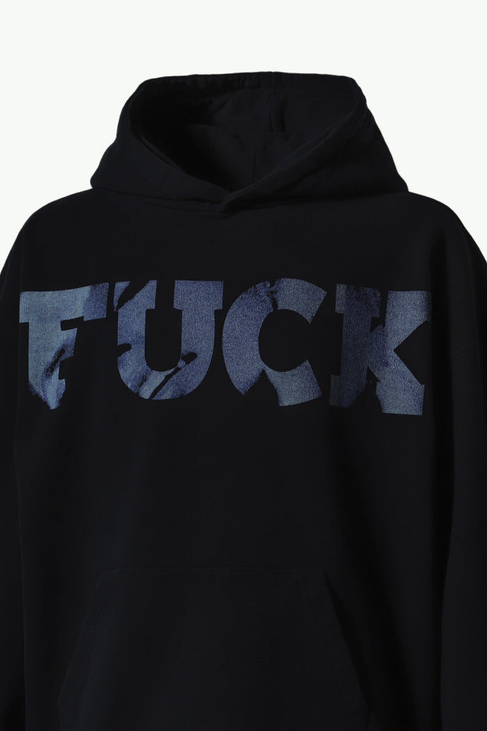 FU HOODIE / BLK