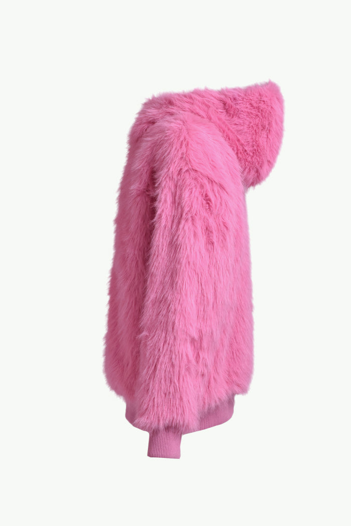 FUR JACKET / PNK