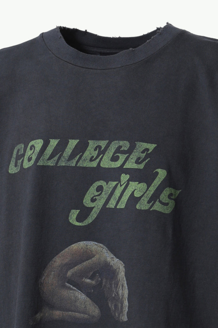 GIRLS T-SHIRTS / BLK