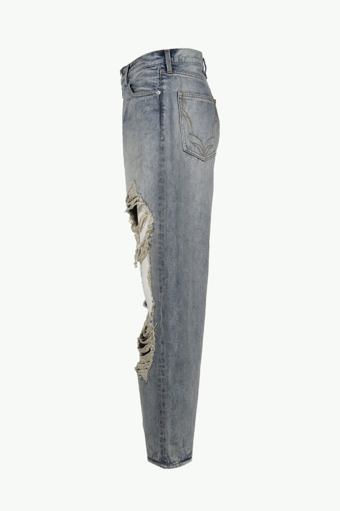 JN RIPPED DENIM / IND