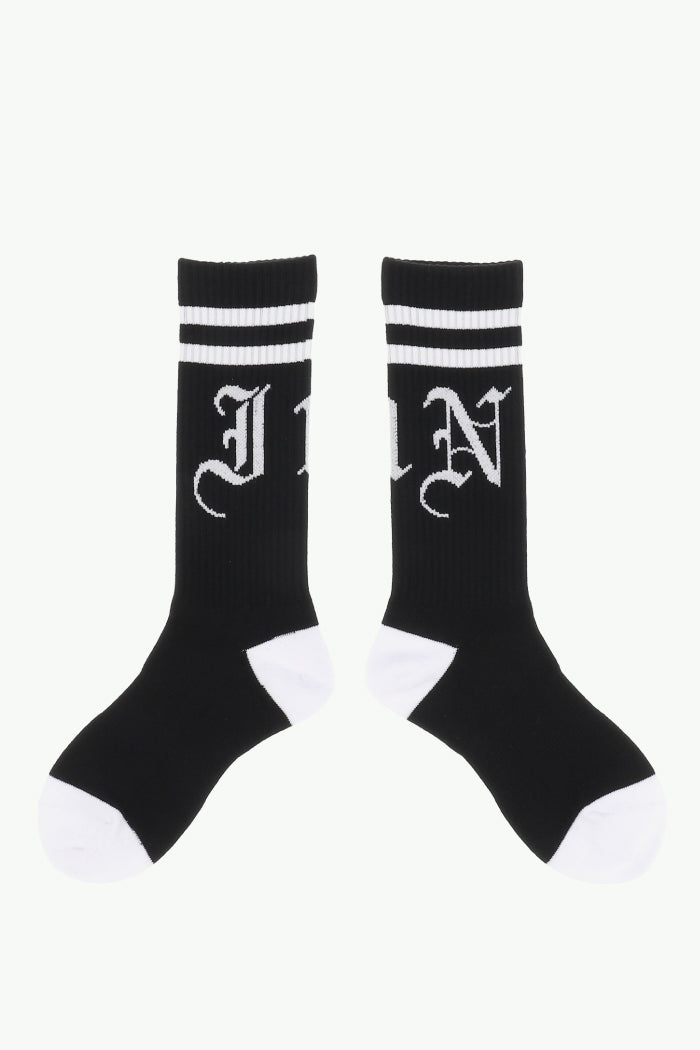 JN LOGO SOCKS / BLK