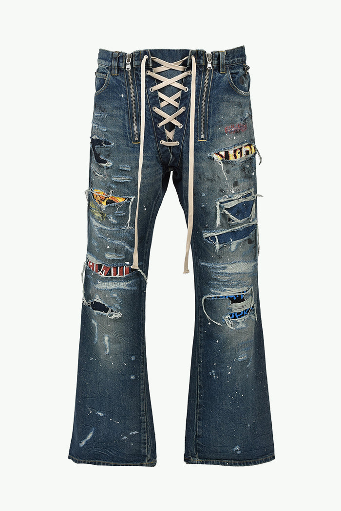 J/N×OVERDESIGN SLIDE DENIM PANTS / IND