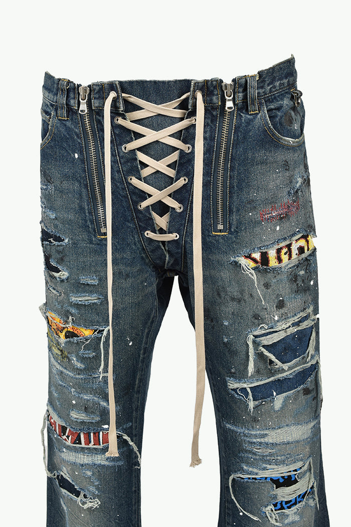 J/N×OVERDESIGN SLIDE DENIM PANTS / IND