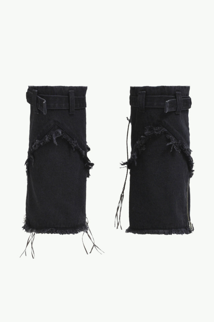 WESTERN LEG COVER / BLK