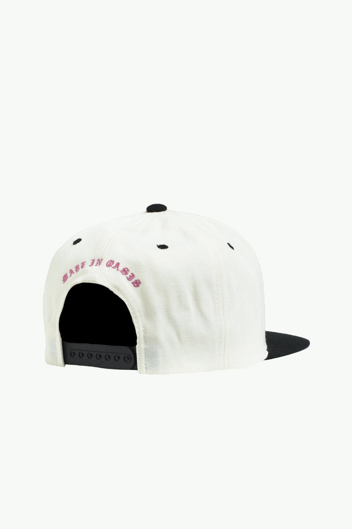 OASIS SNAPBACK / WHT BLK