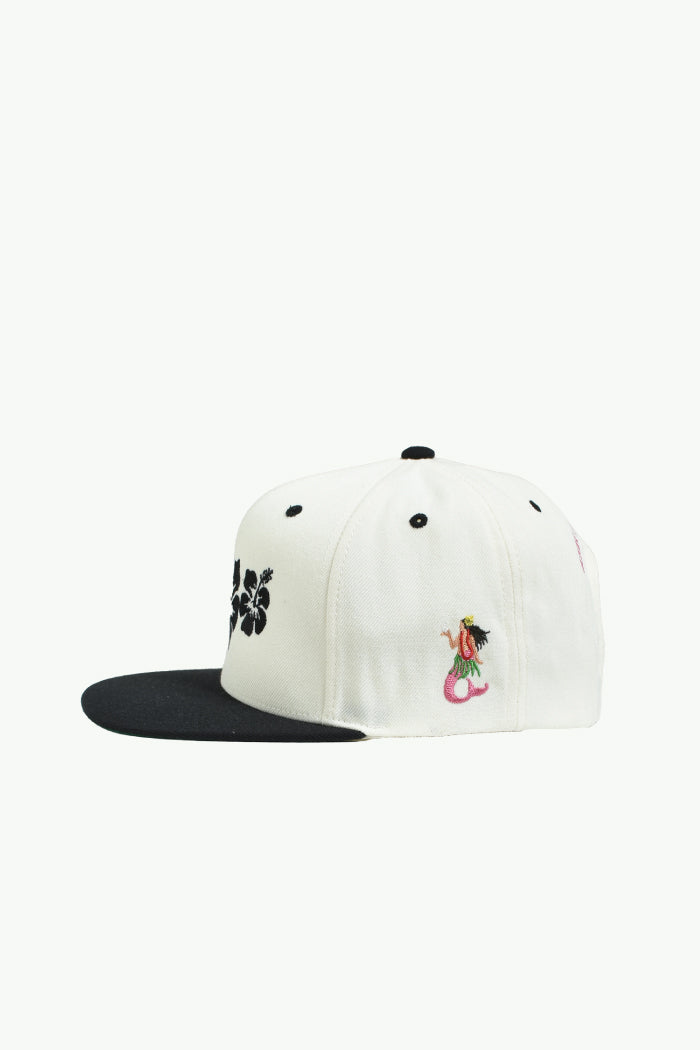 OASIS SNAPBACK / WHT BLK