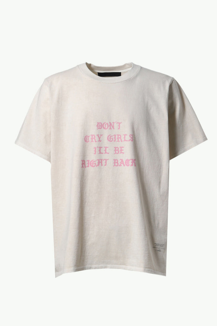 RIGHT BACK T-SHIRTS / VANILLA